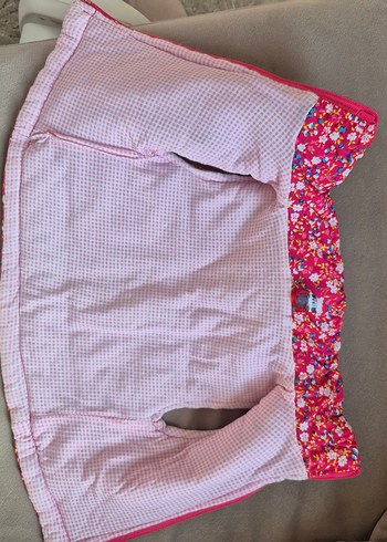 Çiçek Desenli Kız Çocuk Yeleği - Görsel 4