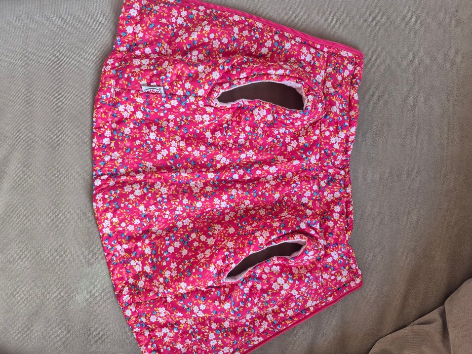 Çiçek Desenli Kız Çocuk Yeleği - Görsel 3