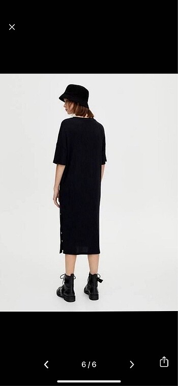 s Beden siyah Renk Pull and Bear Elbise