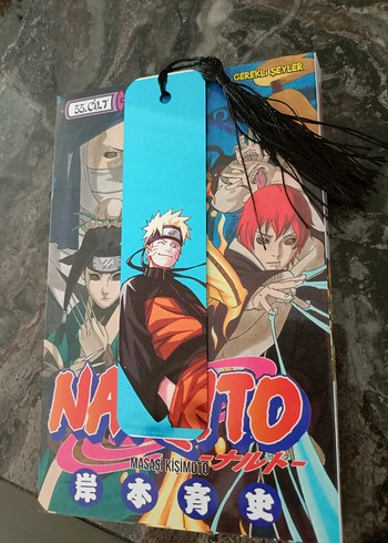 Naruto Baskılı Kitap Ayracı