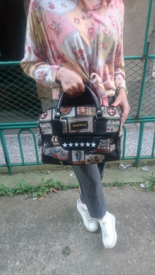 Retro -Bavul tipi çanta 