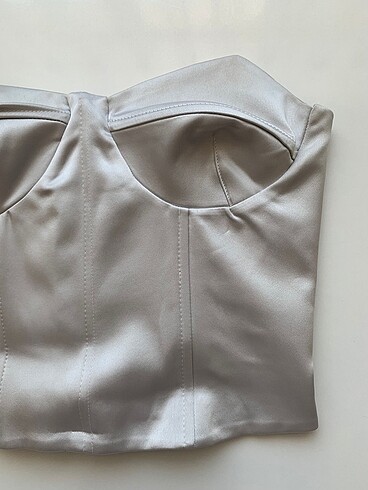 m Beden gri Renk Zara muadil crop