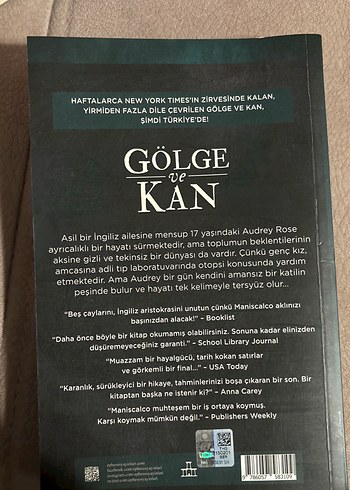 Gölge ve Kan - Kerri Maniscalco - Görsel 2