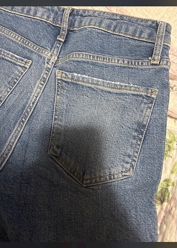 Zara Mavi Kadın Denim Pantolon - Görsel 5