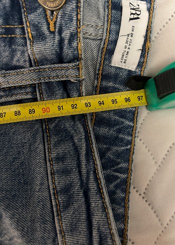 Zara Mavi Kadın Denim Pantolon - Görsel 4