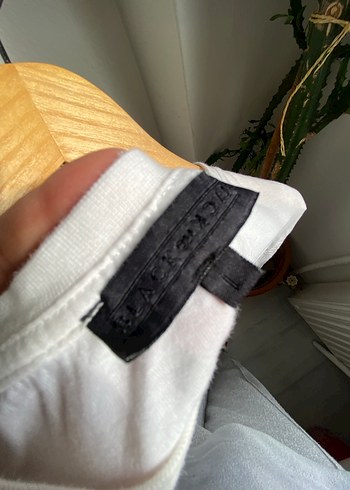 Boyner - Beyaz Baskılı Kısa Kollu Crop Top - Görsel 4