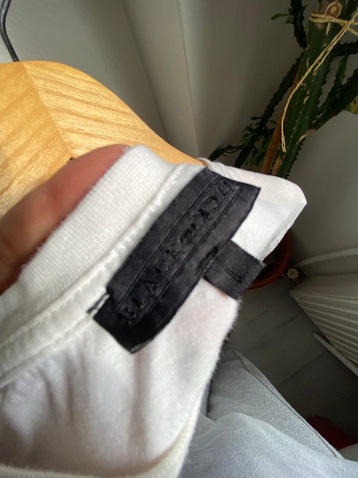 Boyner - Beyaz Baskılı Kısa Kollu Crop Top - Görsel 4