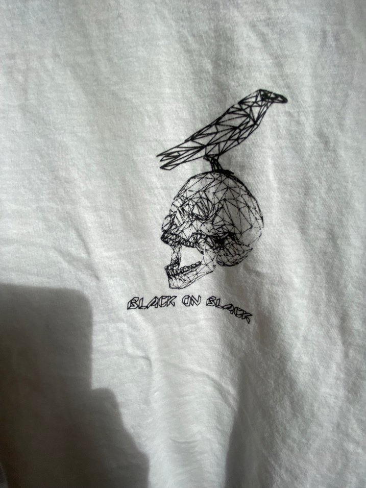 Boyner - Beyaz Baskılı Kısa Kollu Crop Top - Görsel 3