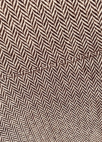 Düğmeli Gri Mini Etek - Handmade - Görsel 4