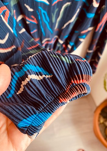 Jimmy Key Piliseli, Baskılı, Uzun Kollu Kadın Bluz - Görsel 5