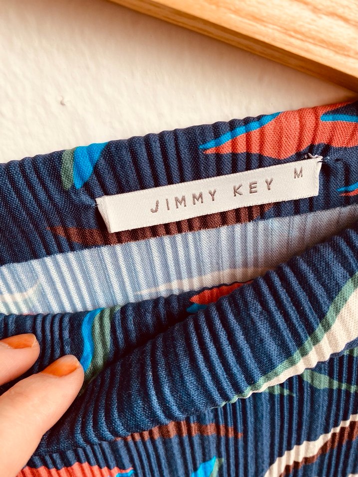 Jimmy Key Piliseli, Baskılı, Uzun Kollu Kadın Bluz - Görsel 3