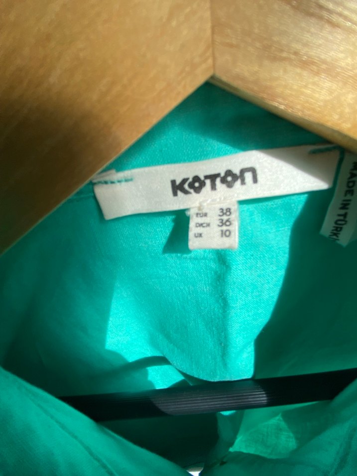 Koton - Turkuaz yeşil Kadın Gömlek - Görsel 5