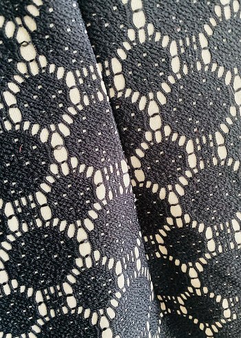 Handmade Dantel Detaylı Siyah Midi Elbise - Görsel 3