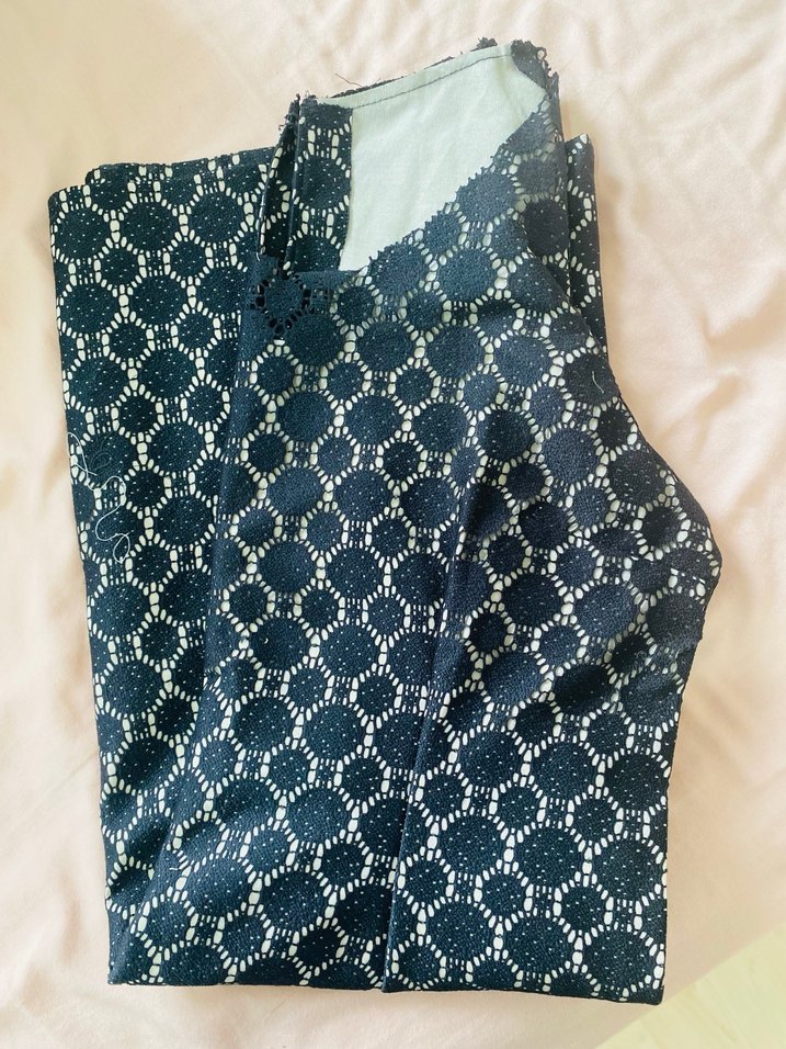 Handmade Dantel Detaylı Siyah Midi Elbise - Görsel 4