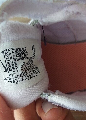 Nike Nike revolution spor ayakkabı 29,5 numara