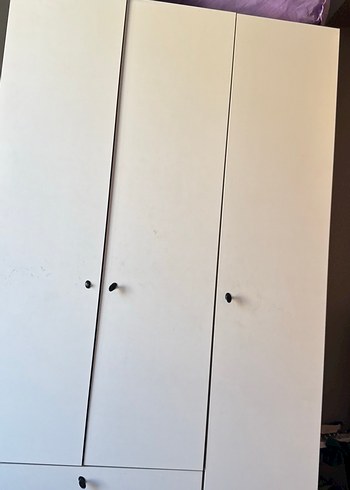 Beyaz ve Gri Çocuk Gardırop - Görsel 4