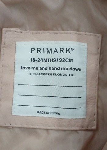 Kız Çocuk Pembe Biker Deri Ceket - Görsel 5