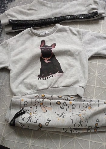 Kız Çocuk Eşofman Takımı 3'lü - Görsel 2