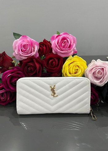 Beyaz Deri Kadın Cüzdanı - Görsel 2