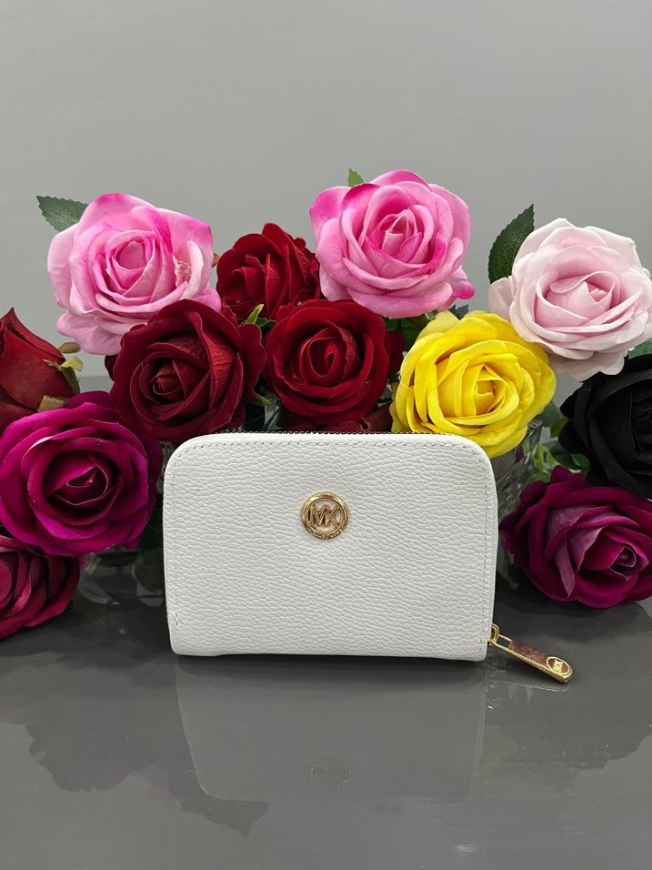 Beyaz Deri Kadın Cüzdanı - Görsel 5