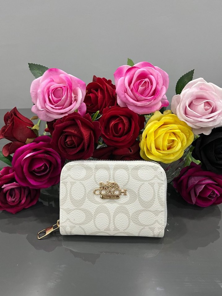 Beyaz Deri Kadın Cüzdanı - Görsel 4