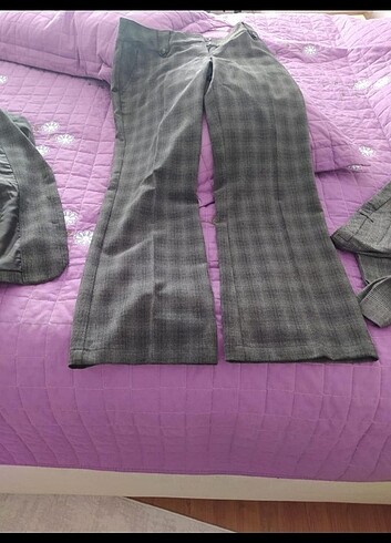 LC Waikiki Bayan ekoseli pantonli takım elbise 