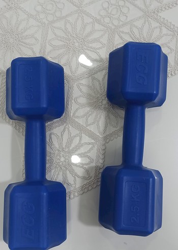 Mavi 2.5 KG Dambıl Çift Set - Görsel 5