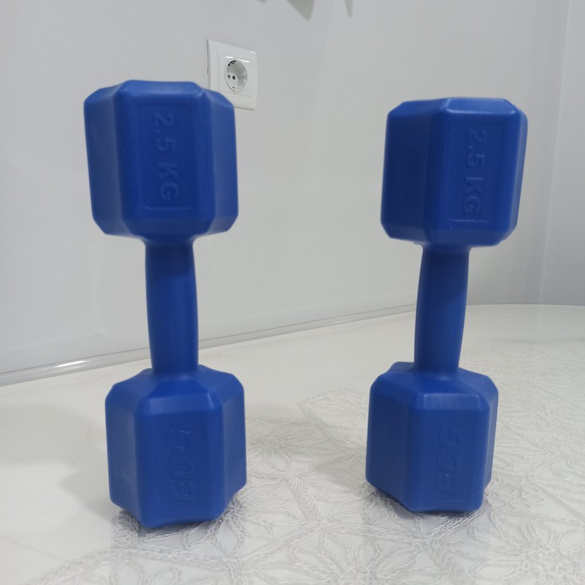 Mavi 2.5 KG Dambıl Çift Set - Görsel 2