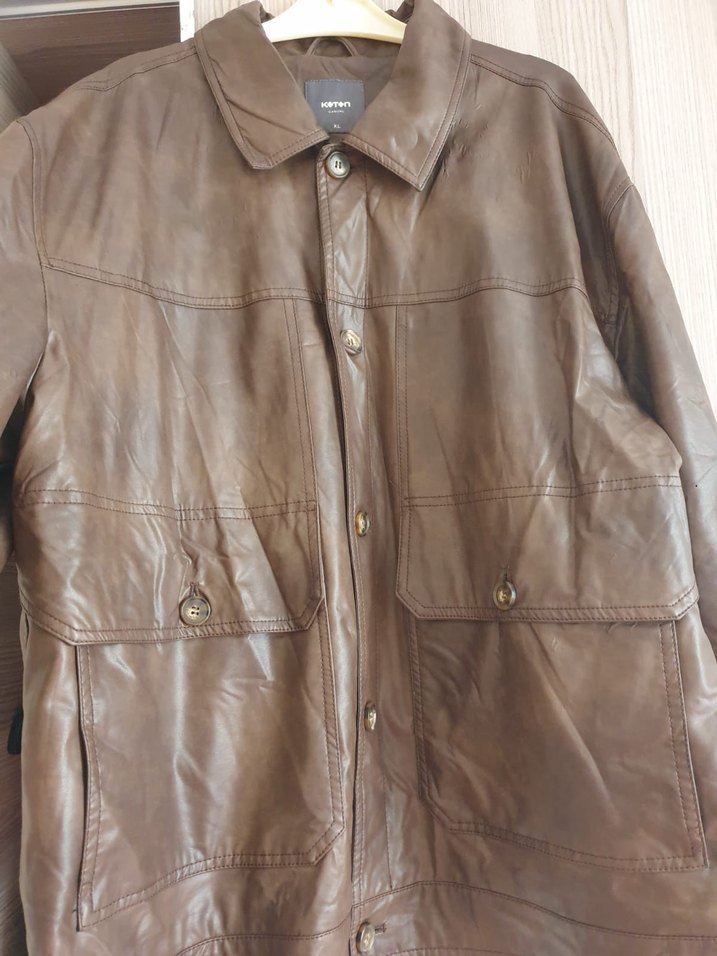 Erkek deri ceket - Görsel 5