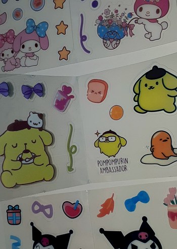 Sanrio sticker seti - Görsel 4