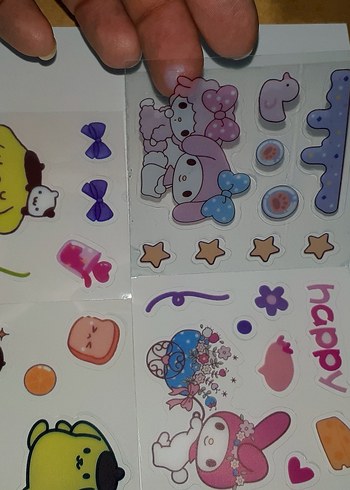 Sanrio sticker seti - Görsel 5