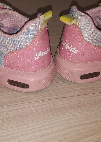 Kız Çocuk Pembe Bağcıklı Spor Ayakkabı - Görsel 7