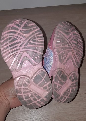 Kız Çocuk Pembe Bağcıklı Spor Ayakkabı - Görsel 5