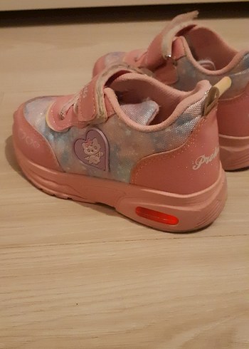 Kız Çocuk Pembe Bağcıklı Spor Ayakkabı - Görsel 8