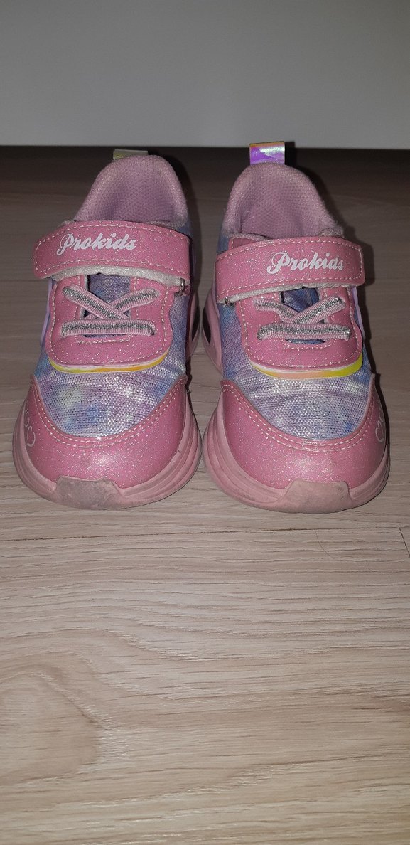 Kız Çocuk Pembe Bağcıklı Spor Ayakkabı - Görsel 2