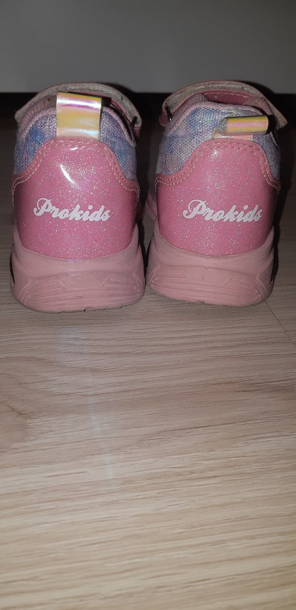 Kız Çocuk Pembe Bağcıklı Spor Ayakkabı - Görsel 3