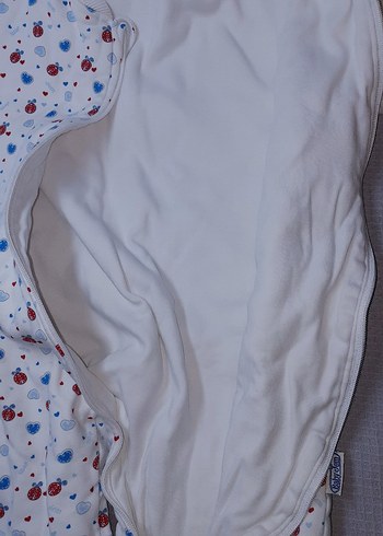 Renkli Desenli Beyaz Bebek Tulum - Görsel 6