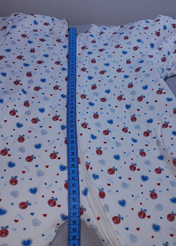 Renkli Desenli Beyaz Bebek Tulum - Görsel 9