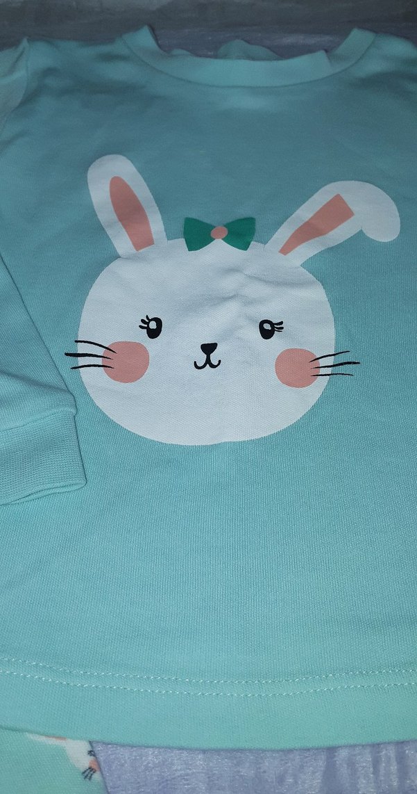 Hello baby tavşan desenli  Pijama - Görsel 2