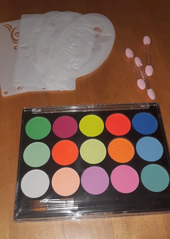 Beden Renk Neon Yüz vücut boyası