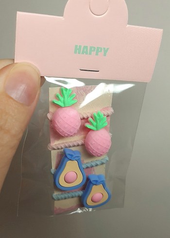 Elastik Çocuk Saç Tokası Seti - Görsel 4