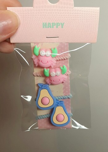 Elastik Çocuk Saç Tokası Seti - Görsel 6