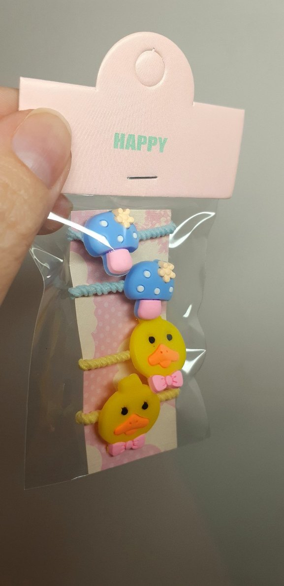 Elastik Çocuk Saç Tokası Seti - Görsel 5