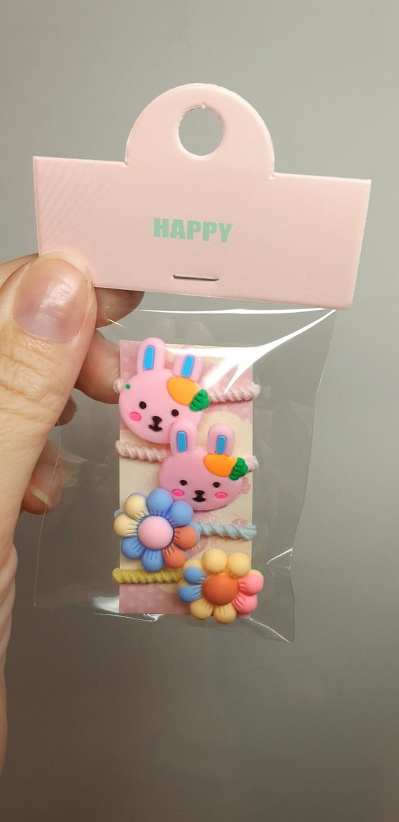 Elastik Çocuk Saç Tokası Seti - Görsel 3