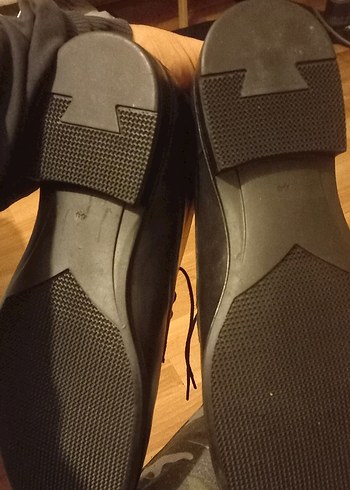 Cottonbar Siyah Erkek Deri Klasik Bağcıklı Ayakkabı - Görsel 5