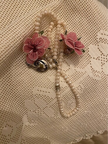 El Emeği Çeyizlik Dantel İşleme Seccade - Görsel 7