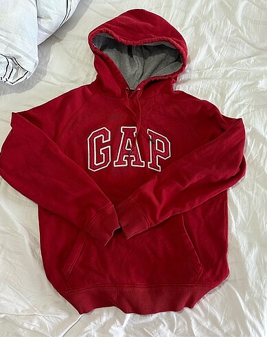 gap kırmızı unisex sweatshirt