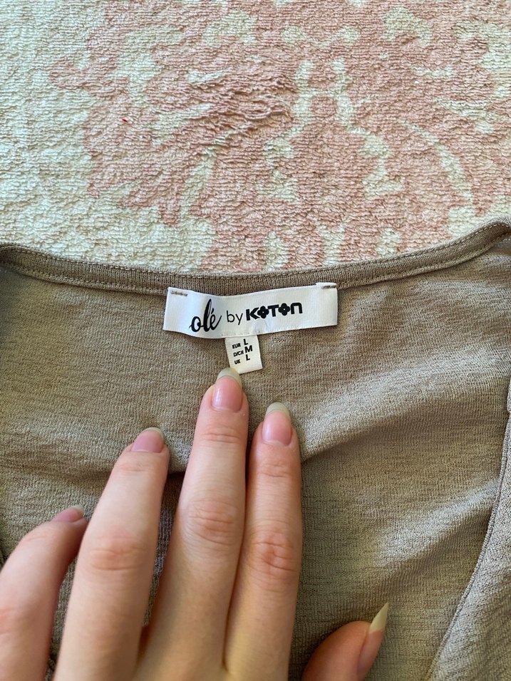 Koton Bej Bluz - Görsel 3