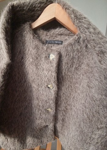 Siyah Astarlı Atkılı Peluş Kürk - Görsel 7