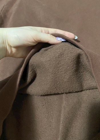 Kahverengi Basic Sweatshirt - Görsel 6